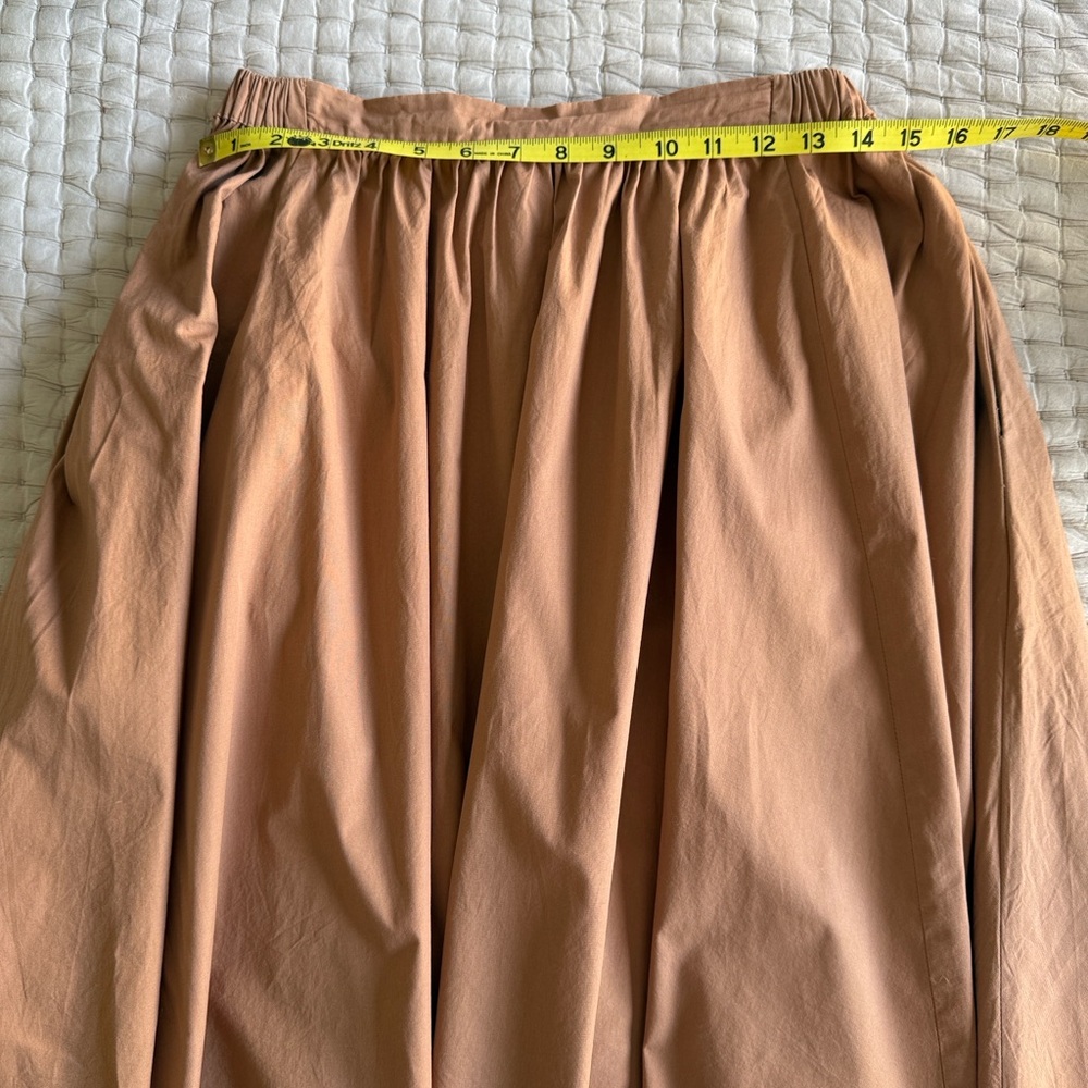 Veveret Chic Brown A-Line Women's Skirt - Picture 5 of 6